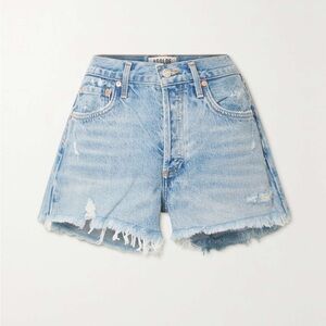 Agolde Parker Long Denim Shorts